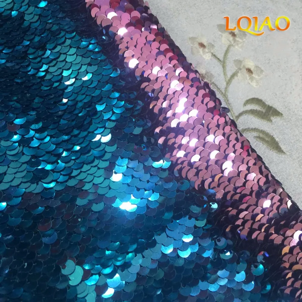 2017 новое поступление Бирюзовая Серебряная/Розовая Золотая двусторонняя ткань с