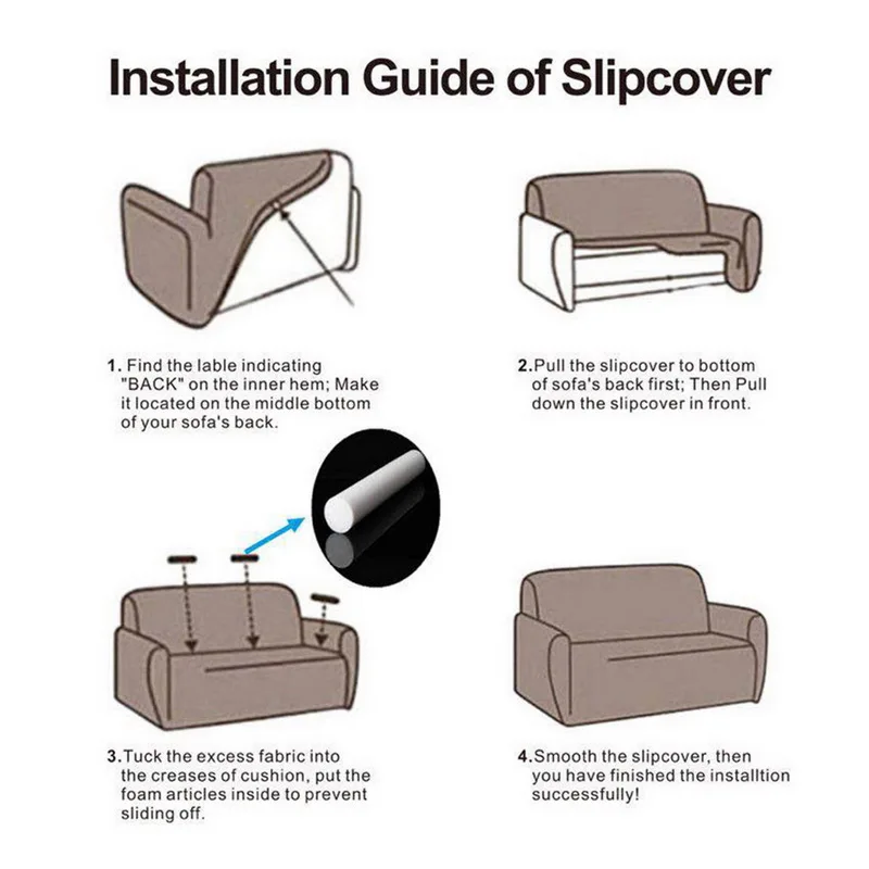 Урилк полиэстер чехлы для диванов трикотажные все включено чехол гостиной