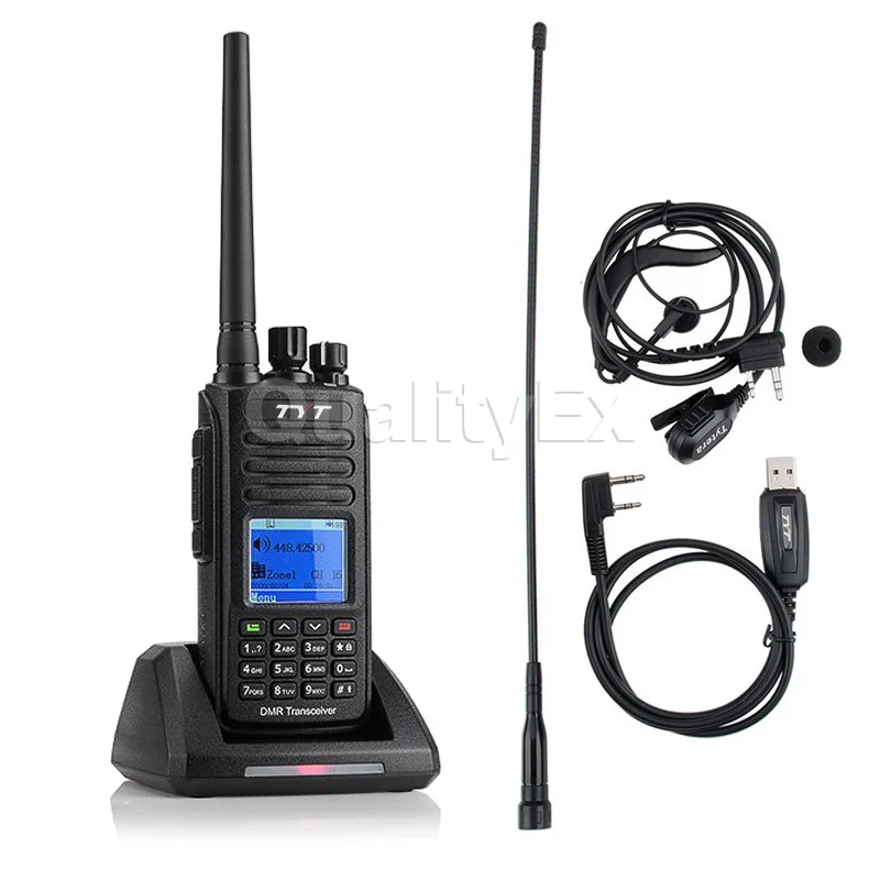 TYT MD 390 UHF 400 480 mhz IP67 Водонепроницаемый DMR цифровой двухстороннее радио Walkie Talkie 1000CH