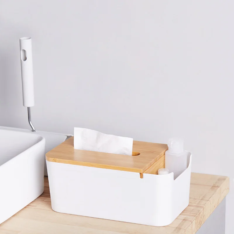 Xiaomi Mijia Bamboo Fibre съемный ящик-органайзер бумажный суб-сетка дизайн косметический ящик для хранения Портативный чехол для ванной комнаты