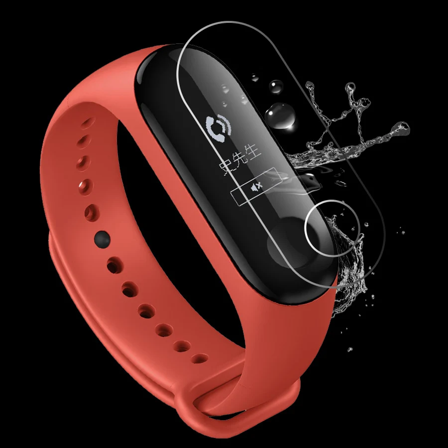 Защитная пленка для экрана Xiaomi Mi Band 3 Смарт Браслет не закаленное стекло |