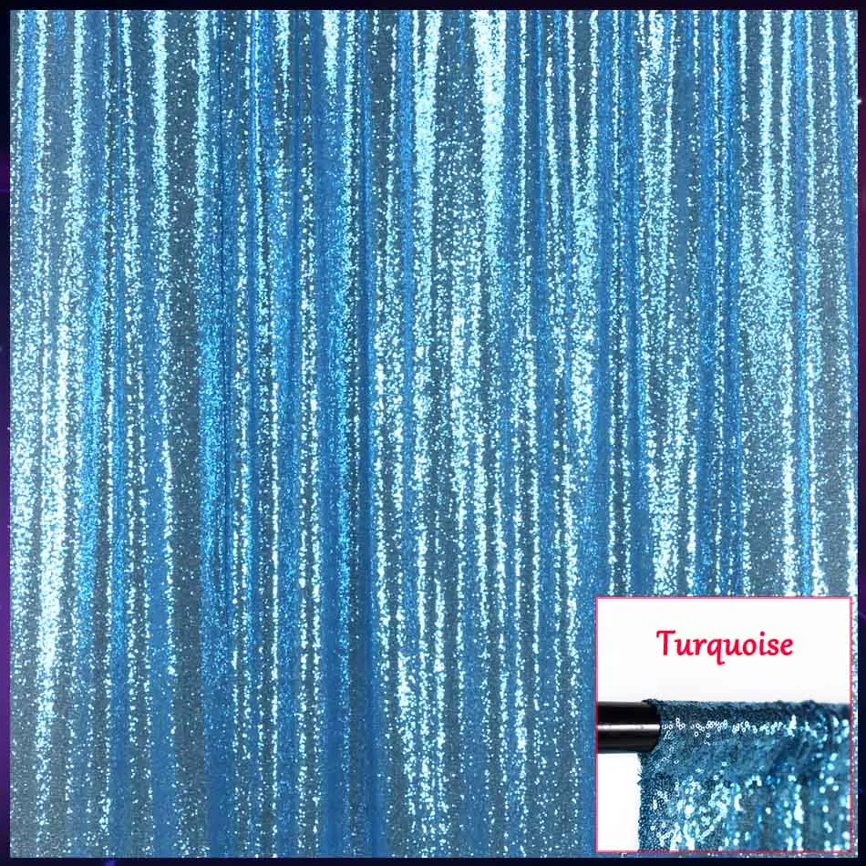 Turquoise 120x300 см фоны с серебряными блестками, блестящая занавеска с блестками, фон для свадебной фотосъемки, фон для фотосъемки, Вечерние Декорации - Цвет: Turquoise