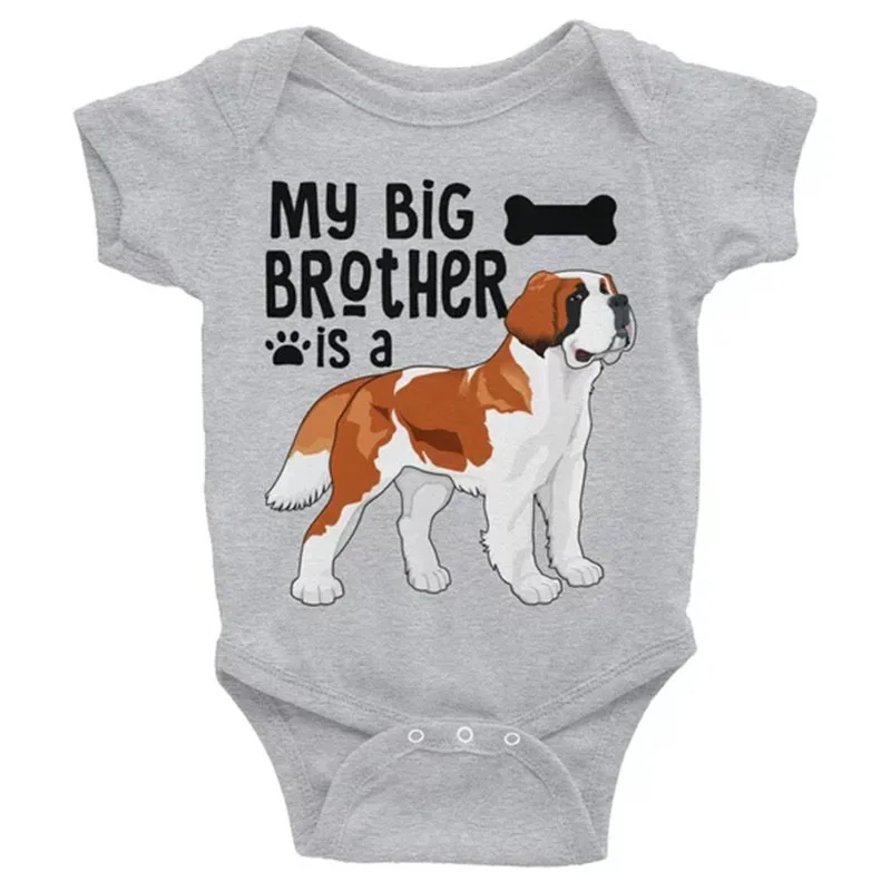 Детское боди YSCULBUTOL с принтом собаки большого брата подарок для будущей мамы