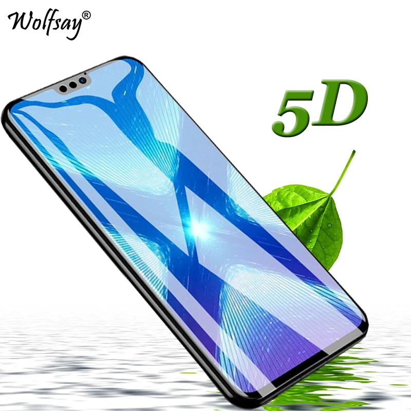 5D полное клеевое Защитное стекло для экрана Huawei Honor 8X закаленное покрытие с