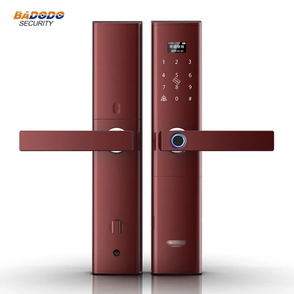 Бесключевой умный дверной замок с отпечатком пальца для дома Противоугонный