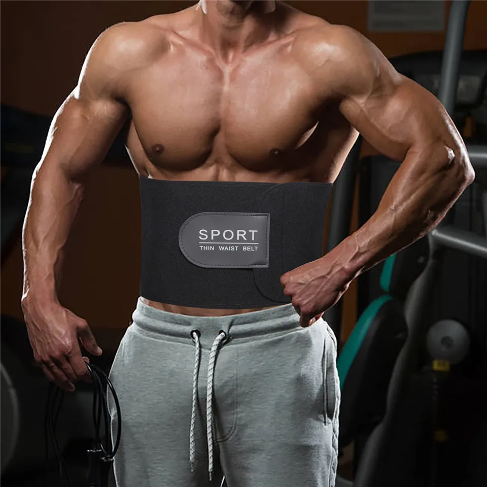 Ремень для похудения Junlan мужской неопреновый регулируемый пояс коррекции фигуры