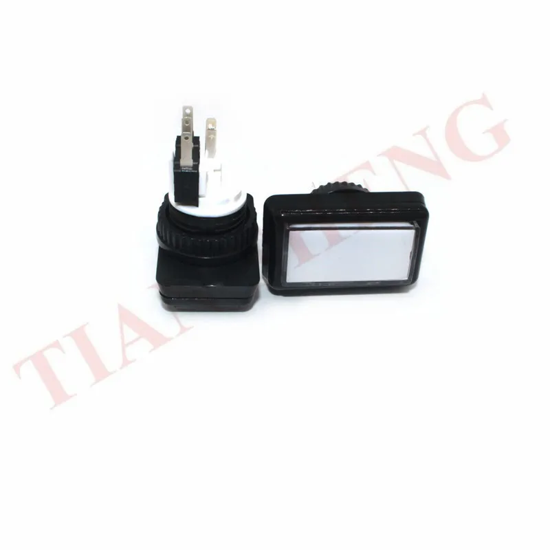46*27mm Gaminator push button Rectangle LED Illuminated Push Button Rectangular buttons For Arcade Coin Machine | Спорт и