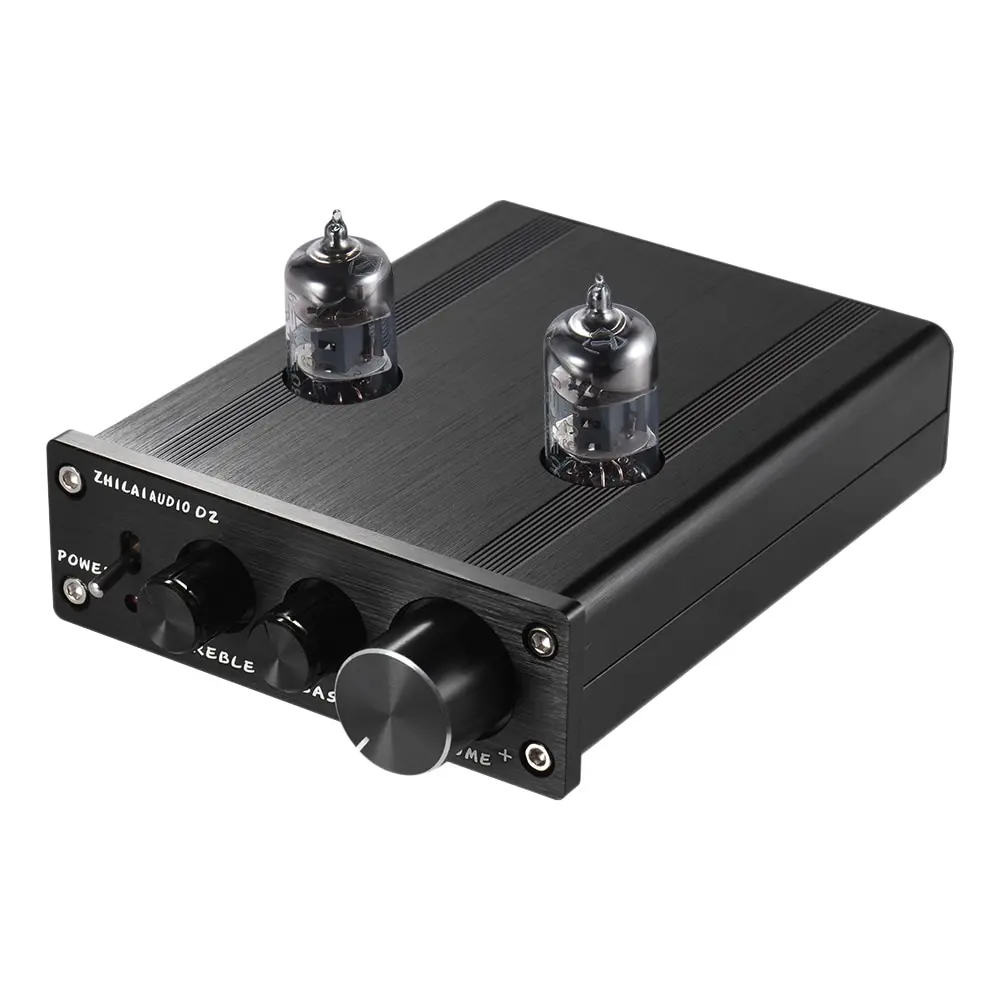 Мини HiFi 6J1 вакуумная трубка стерео аудио Предварительный усилитель буферный
