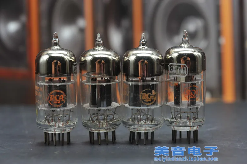 (Sound ECC81) Ранний черный экран три слюды электронной трубки в США 12AT7/ECC81/6201|tube|tube