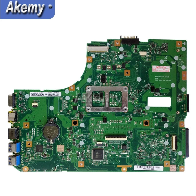 XinKaidi K55VM материнская плата для ноутбука ASUS A55V K55V K55VJ REV2.2/2 0 Поддержка Geforce GT630 2G 100%