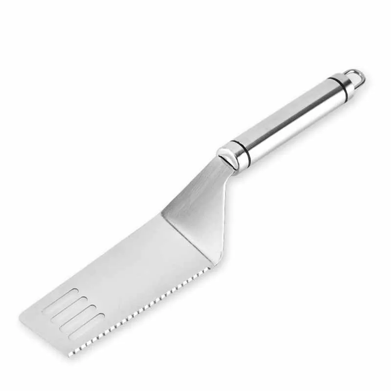 Stainless Steel Spatula Pancake Cutter Teppanyaki Shovel Skidproof Handle Kitchenware Cooking Tools Pizza Cheese | Дом и сад