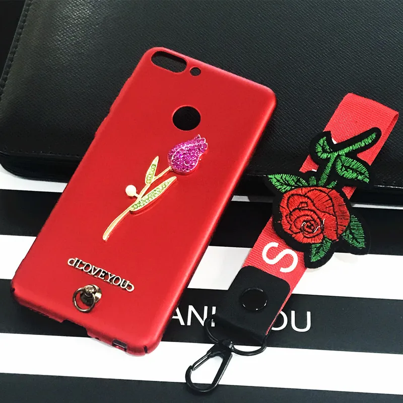 Ремешок на запястье с вышивкой розы бампер чехол moto Z Z2 Z3 Play для телефона Motorola Moto G6