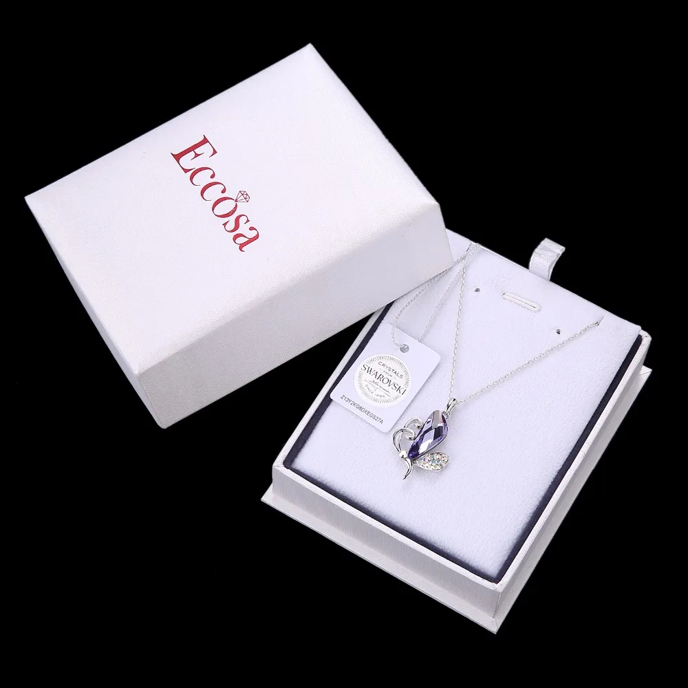 ECCOSA доставка ювелирный бренд ожерелье тонкий дизайн символ свободы животного