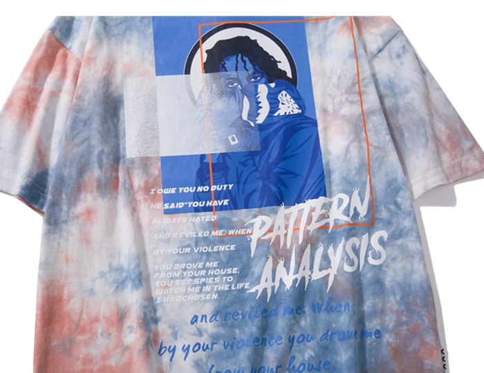 Plegie Tie Dye, футболки с круглым вырезом, короткий рукав, лето, хлопок, Повседневная Уличная одежда, мужская футболка в масках, модные топы, футболки