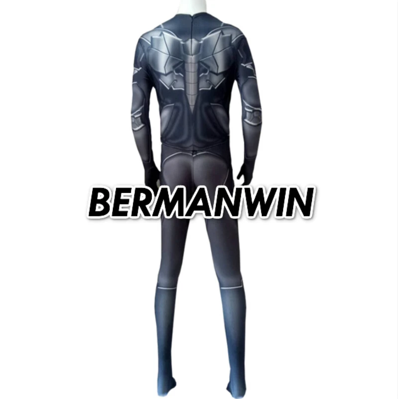 Bermanwin высокое качество рыцарь Аркхема; Бэтмен Костюм 3D печатные ткани для купальники, из спандекса, Бэтмен зентай-костюм на Хэллоуин Косплэй костюм