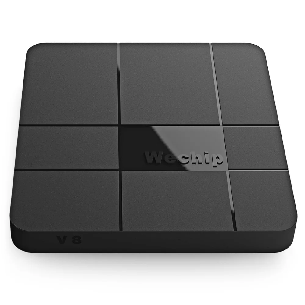Wechip V8 ТВ Box Amlogic S905W 2 4 ГГц Wi Fi Android 7 1 WiFi Smart Quad core г 64Bit Декодер каналов кабельного