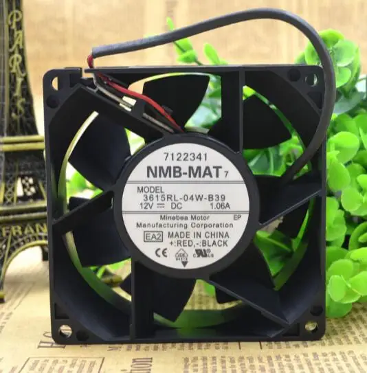 Оригинальный трехстрочный осевой вентилятор NMB 3615RL 04W B39 12 В 1 06a 92*92*38 мм|flow fan|axial flow