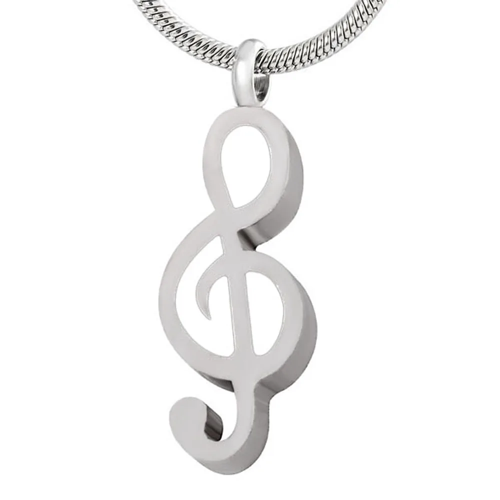 

IJD8032 Reliable Quality Stainless Steel Music Notation Cremation Jewelry for Ashes Pendant Women Man Free Shipping