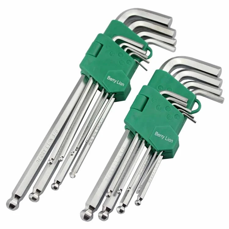 Новинка Набор шестигранных ключей 9 шт. Г образный шестигранный ключ 1/4 ''