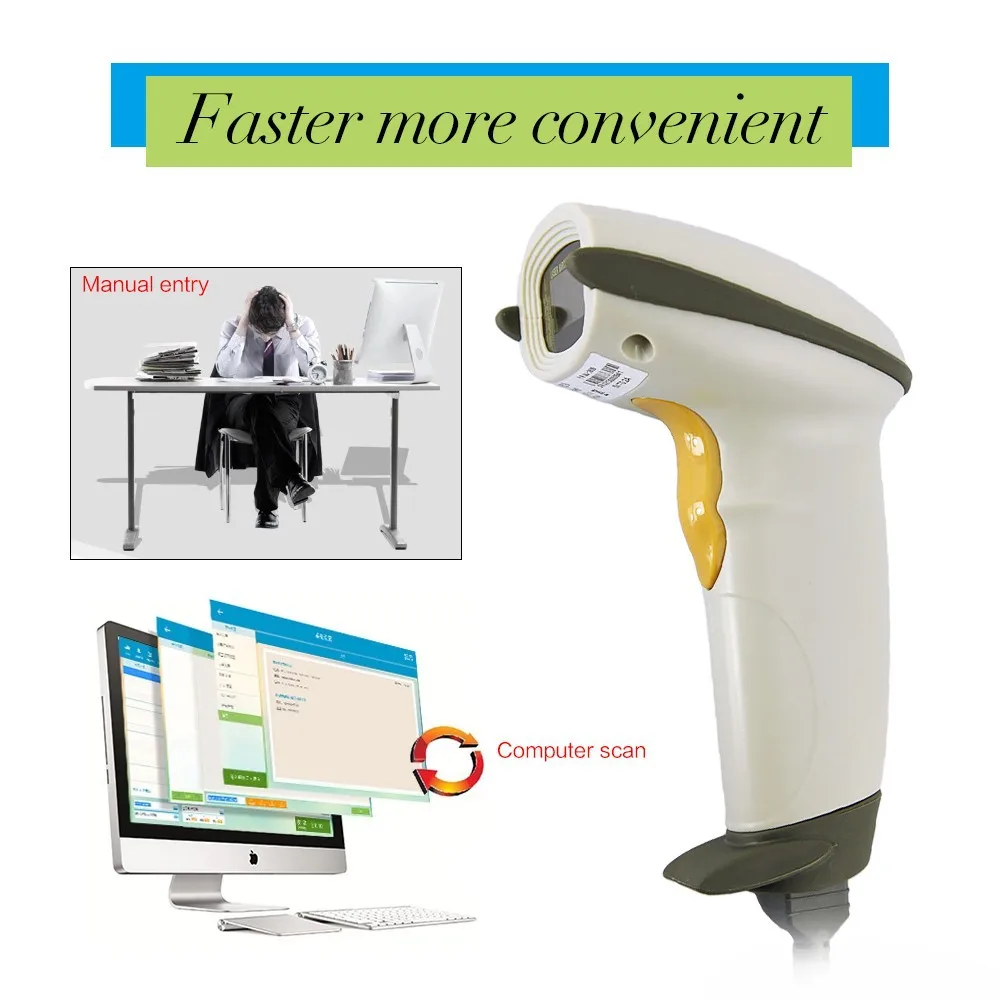 Usb сканер пистолет express одиночный специализированный Портативный сканера