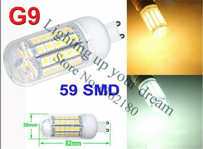 Светодиодная лампа E27 7 Вт 9 12 15 18 3000 люмен Cree SMD 5730 с крышкой 48 светодисветодиодный s