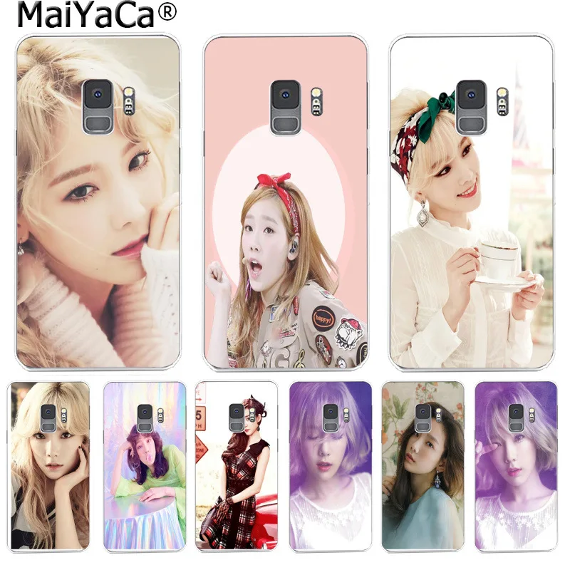MaiYaCa Taeyeon Yoona SNSD чехол для телефона мягкий ТПУ защитный Samsung S9 plus S5 S6 S6edge S6plus S7 S7edge S8