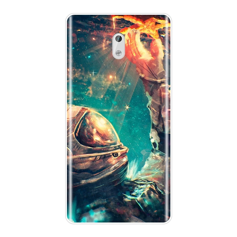 Чехол Colorfu для мальчиков Nokia 8 6 5 3 2 1 мягкий силиконовый космический крутой мужской