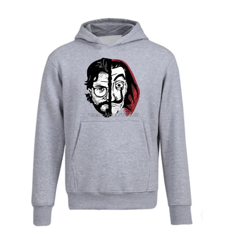 La Casa De Papel в House Of Paper удивительный кофты Для Мужчин's худи из хлопкового флиса
