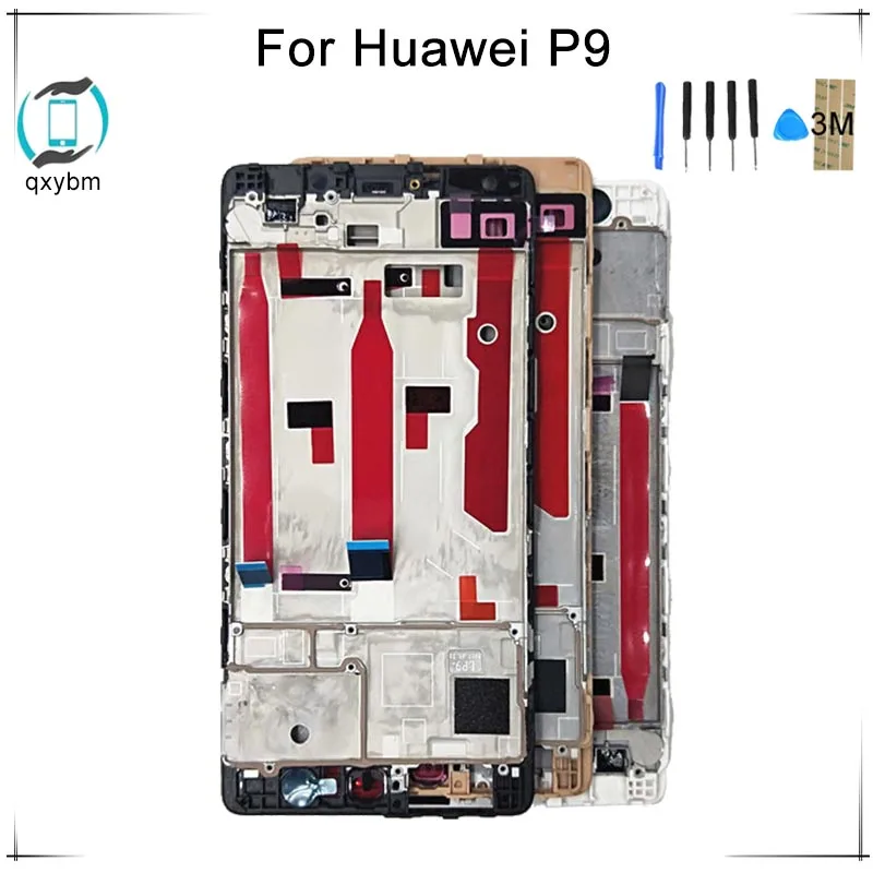 Заводская цена 5 2 дюймов средняя рамка корпуса для Huawei P9 мобильный телефон Корпус