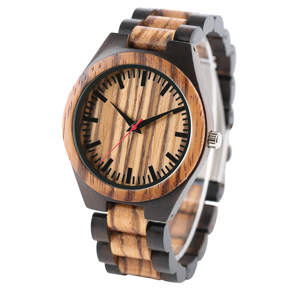 Fashion Wrist Watch Bamboo Handmade Men Women Analog Bangle Quartz Watches Full Wooden Band Strap Fold Clasp Creative Gift | Наручные