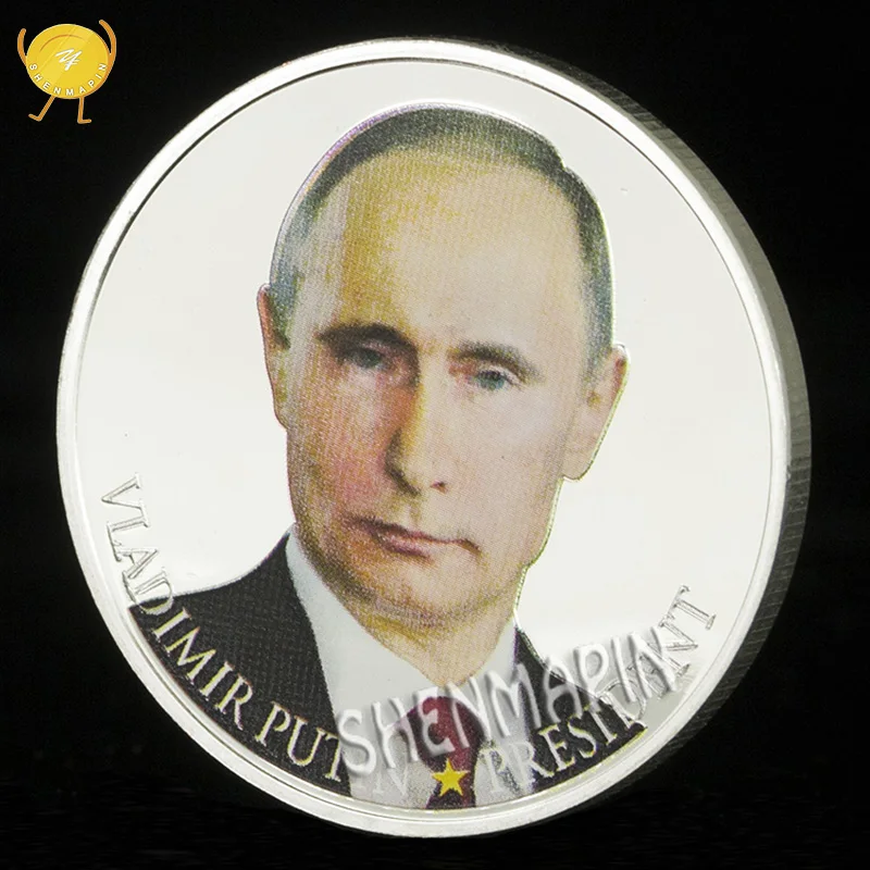 Русский 2nd и 4th Владимир Путин памятная монета Путина в должность монеты с изображением президента Коллекционные вещи монеты Руса