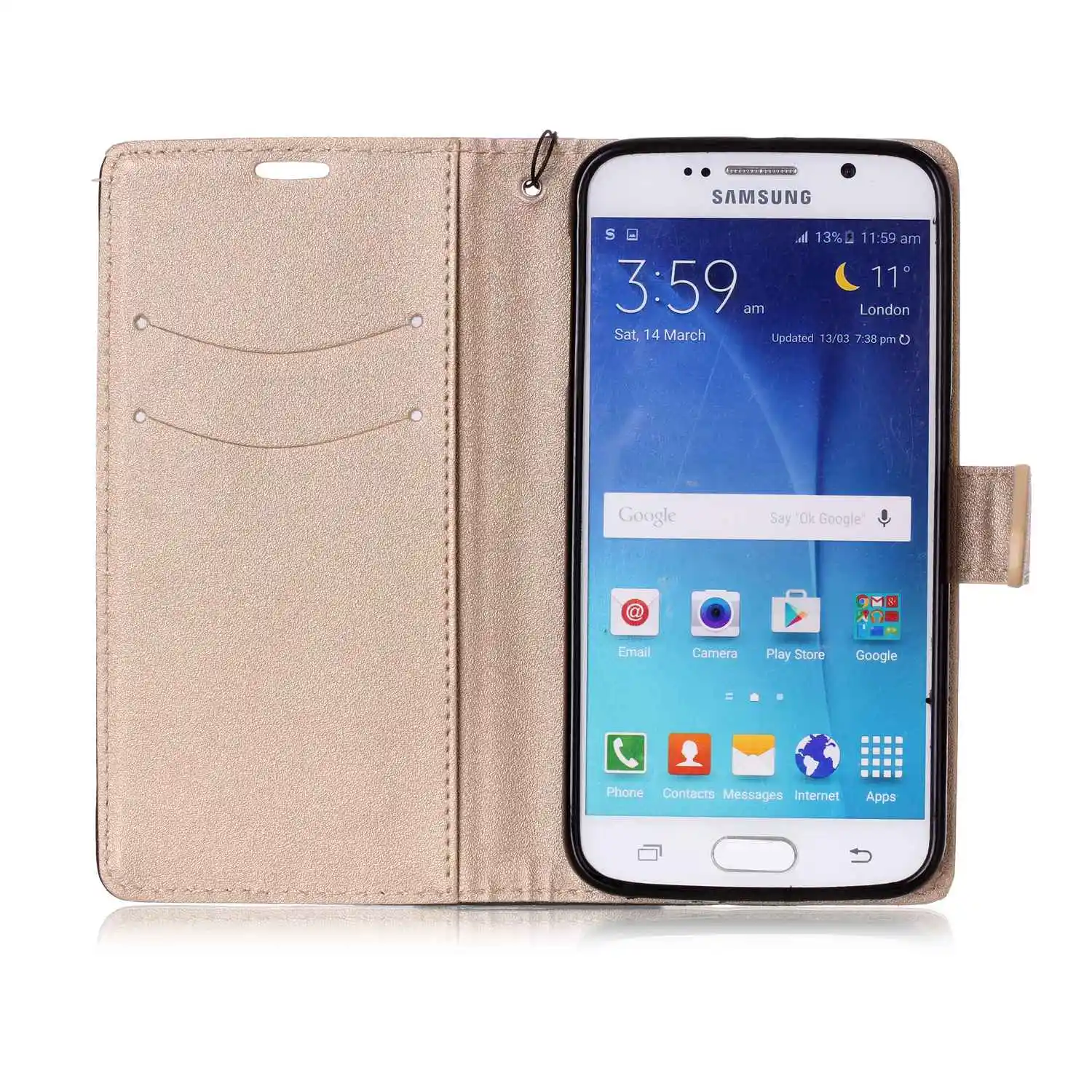 Flip Leather for Samsung Galaxy S6 Edge S6Edge Zero G925F Case Phone Cover S 6 6Edge S6e SM-G925F | Мобильные телефоны и