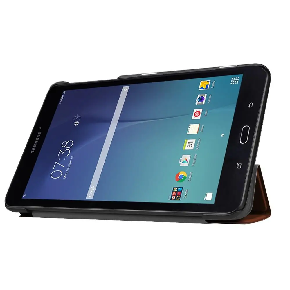 Деловой чехол для Samsung Galaxy Tab E 8 0 T377 T375 Стильный подставка из искусственной кожи с