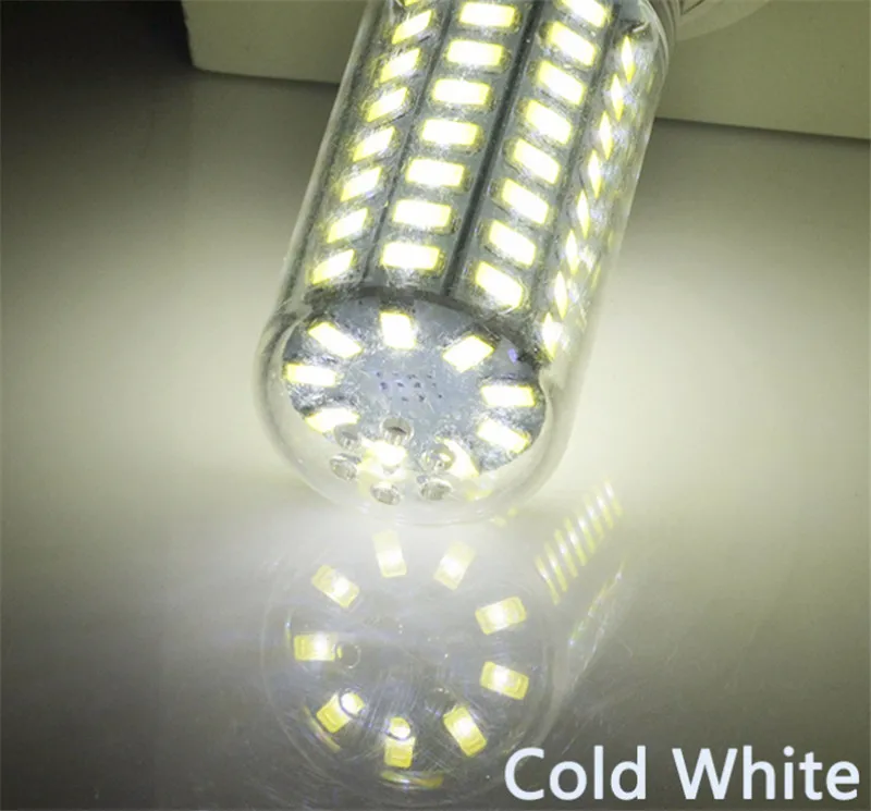 Cold White E27 светодио дный лампа E14 светодио дный лампы SMD5730 светодио дный свет лампы кукурузы Лестницы коридор шкаф лампа светодио дный лампы трубки Кухня Гостиная лампа - Emitting Color: Cold White
