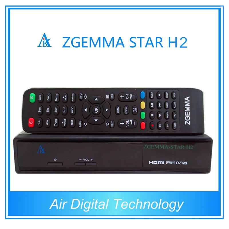 2 шт./лот Air цифровой Лидер продаж продуктов звезда zgemma H2 Enigma комбо DVB S2 + T2/C