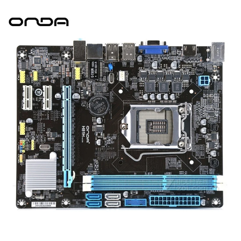 Onda H81H материнская плата LGA 1150 DDR3 ПАМЯТЬ 16 Гб SATA3.0 SATA2.0 VGA/HDMI основная Intel H81 процессор