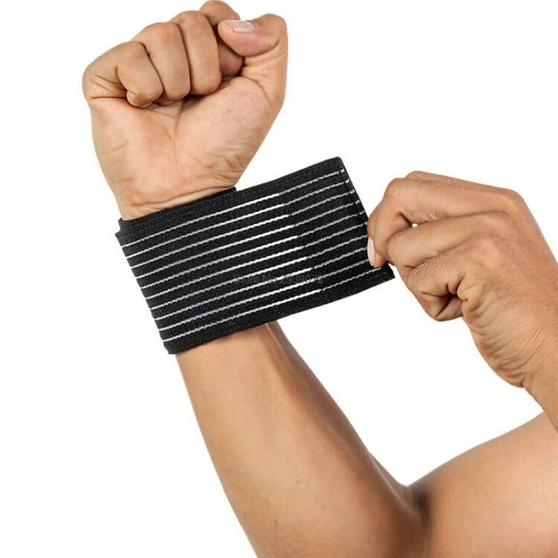 1 шт. Полосатое облегающее ок одежда повязка на запястье регулируемый спортивный