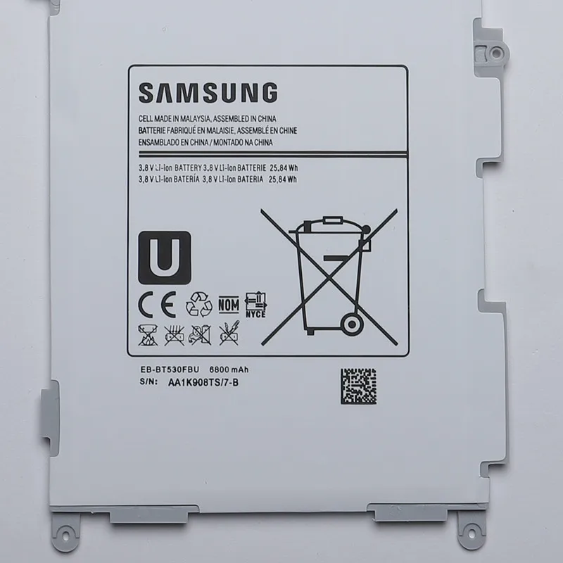 Оригинальный аккумулятор для планшета Samsung GALAXY Tab 4 10 1 дюйма|Аккумуляторы