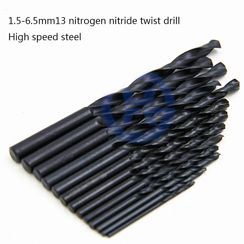 1.5mm 10mm High Speed Steel Plated Titanium Nitride Straight Shank Twist Drill Set Auger Wood Tool 99 Pcs/set|Сверла| |