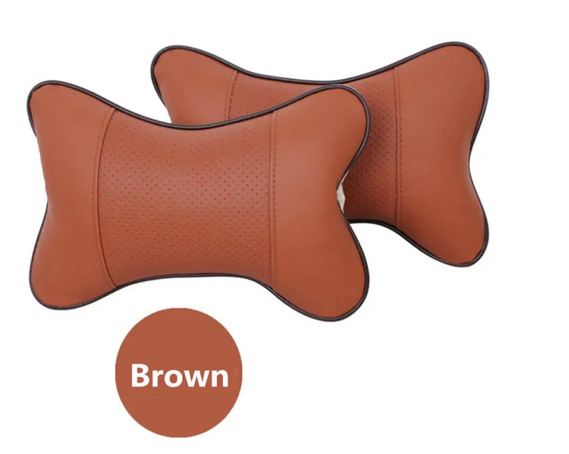 Новинка 2 шт. кожаный верхний слой на подголовник автомобиля для Renault clio megane 3 captur