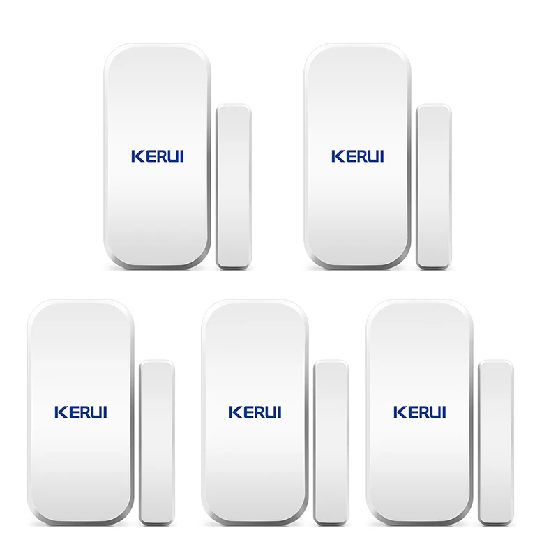 5pcs KERUI беспроводной дверной магнитный датчик детектор для сенсорной клавиатуры панель GSM PSTN домашняя Безопасность Охранная Голосовая сигнализация - Цвет: 5pcs