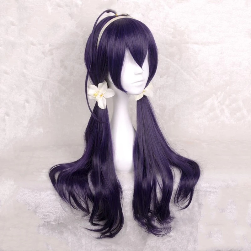 Хэллоуин Bungou бродячие собаки Kyouka Izumi темно фиолетовый длинные прямые