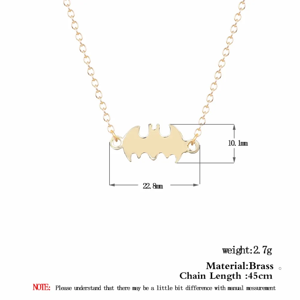Женское ожерелье с подвеской летучая мышь 10 шт. | Украшения и аксессуары