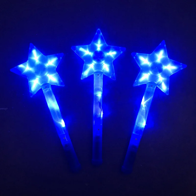 Лидер продаж детские светящиеся игрушки 3 шт. палочка с пятиконечными звездами