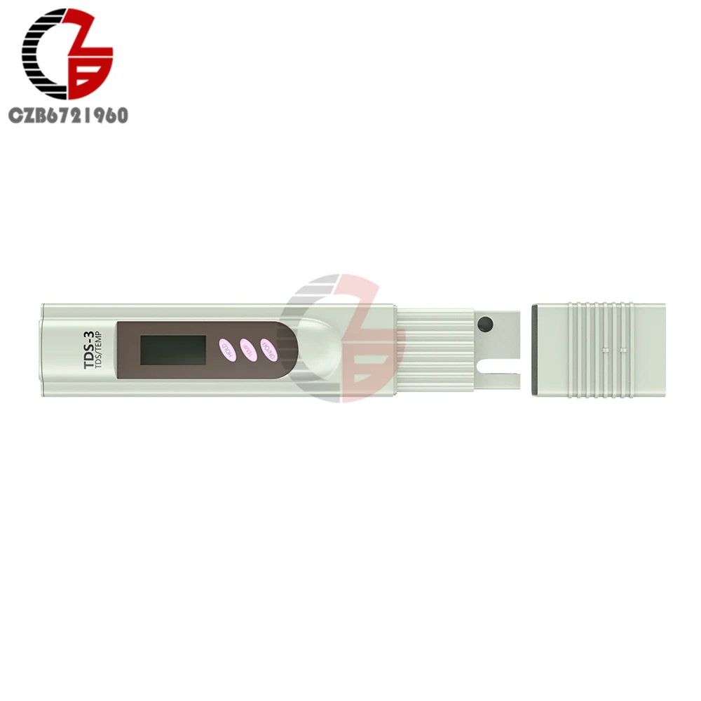Digital TDS Meter Aquarium Pool Drinking Water Quality Tester Pen Purity Filter Cleaner Monitor Salinity Temperature | Инструменты