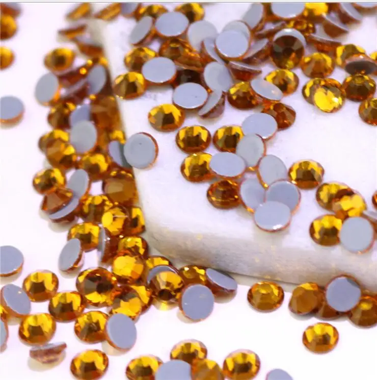 Стразы PEACE topaz & AB с горячей фиксацией цветные кристаллы стеклянные SS3 SS30 стразы