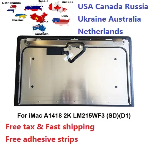 ЖК дисплей LM215MF3SDD1 D2 D3 D4 D5 светодиодный экран Для iMac 21 5 &quotA1418 2K стекло 2012 2013 2014