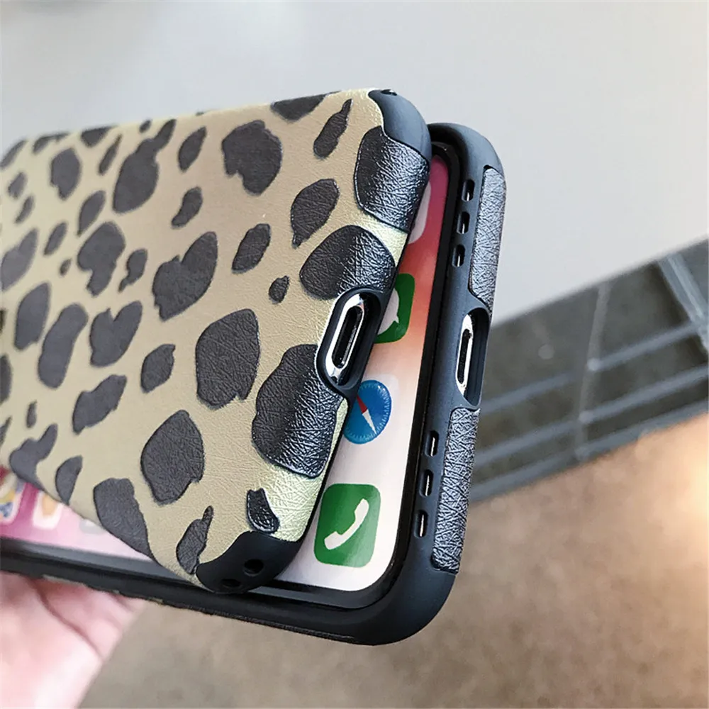 Популярный Новый Животный леопардовый чехол для пары IPhone7 8 6 6S Plus
