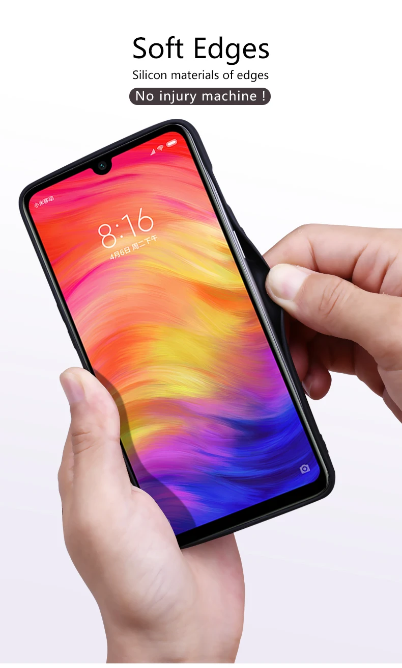 Для Xiaomi Redmi Note 7 Pro чехол Mofi для Xiaomi Redmi Note 7 Чехол кожаный задняя крышка бизнес Redmi 7 чехол Примечание 7 Pro крышка