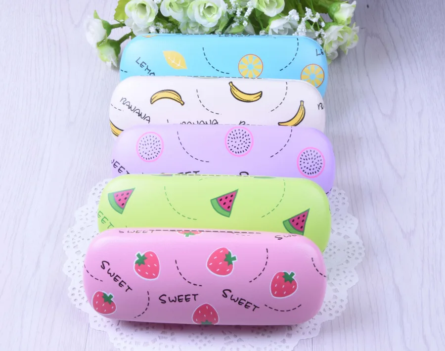 LIUSVENTINA летний Горячий Фруктовый банан оранжевые кожаные солнцезащитные очки